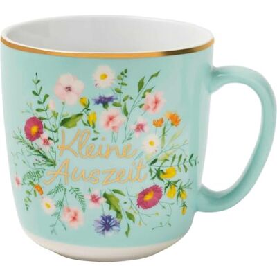 Groh Verlag Blütenträume Kaffeebecher "Kleine Auszeit", 350 ml: Kaffeetasse, Teetasse, Becher aus Porzellan mit Goldakzenten. Schönes Geschenk für Freunde (Tassen-Kollektion pastell) Groh Verlag Blütenträume Kaffeebecher "Kleine Auszeit", 350 ml: Kaffeetasse, Teetasse, Becher aus Porzellan mit Goldakzenten. Schönes Geschenk für Freunde (Tassen-Kollektion pastell)