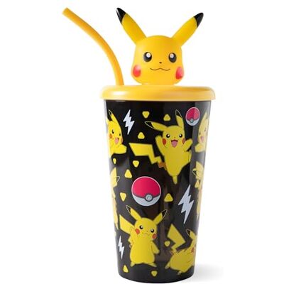 p:os Pokémon 3D Trinkbecher 600ml: SAN, PE, PVC, 600ml, Sticker, Schwarz p:os Pokémon 3D Trinkbecher 600ml: SAN, PE, PVC, 600ml, Sticker, Schwarz