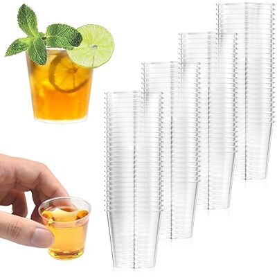 Magrimaxio 100 Stück schnapsgläser plastik, 3cl/30ml shotgläser, Shot Becher aus PS Material, schnapsbecher, pinnchen Gläser, wiederverwendbar plastikbecher, shotbecher, für Verkostung, Partys Magrimaxio 100 Stück schnapsgläser plastik, 3cl/30ml shotgläser, Shot Becher aus PS Material, schnapsbecher, pinnchen Gläser, wiederverwendbar plastikbecher, shotbecher, für Verkostung, Partys
