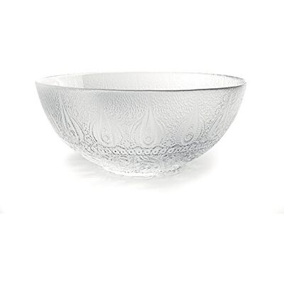 Excelsa Arabesque Salatschüssel, Glas, transparent, 23 x 23 x 10 cm Excelsa Arabesque Salatschüssel, Glas, transparent, 23 x 23 x 10 cm