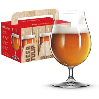 Spiegelau 6-teiliges Biergläser Set, 475 ml, Beer Classics, 4991884, Biertulpen Gläser aus Kristallglas, spülmaschinenfest Spiegelau 6-teiliges Biergläser Set, 475 ml, Beer Classics, 4991884, Biertulpen Gläser aus Kristallglas, spülmaschinenfest