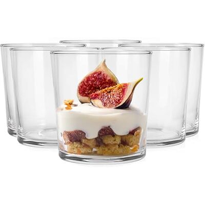 Glasmark KROSNO 1992 Dessertgläser 6er Set 300 ml Aus Glas Eisbecher Gläser Eisschalen Dessertschalen Spülmaschinenfest Glasmark KROSNO 1992 Dessertgläser 6er Set 300 ml Aus Glas Eisbecher Gläser Eisschalen Dessertschalen Spülmaschinenfest
