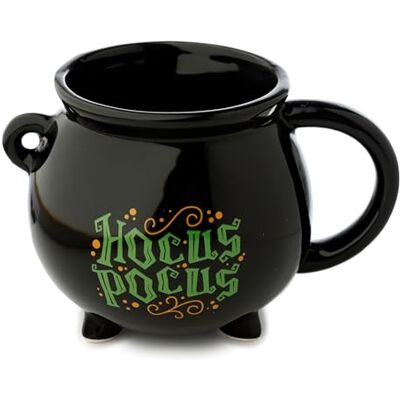 Puckator Hocus Pocus schwarzer Kessel geformte Tasse aus Dolomit-Keramik Puckator Hocus Pocus schwarzer Kessel geformte Tasse aus Dolomit-Keramik