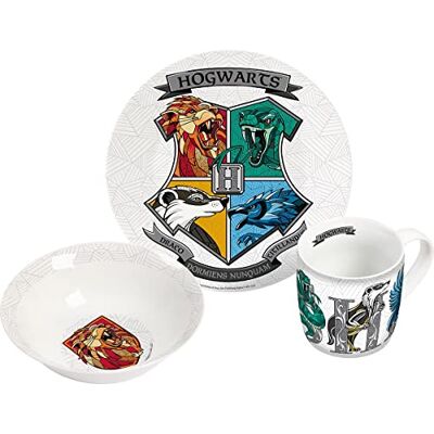 Gedalabels Kindergeschirr HP Hogwarts 3teilig, Porzellan, Geschirrset, Geschirr, Teller, Tasse, Schale, 3-teilig, GEDA, GEDA LABELS, Harry Potter, bunt Gedalabels Kindergeschirr HP Hogwarts 3teilig, Porzellan, Geschirrset, Geschirr, Teller, Tasse, Schale, 3-teilig, GEDA, GEDA LABELS, Harry Potter, bunt