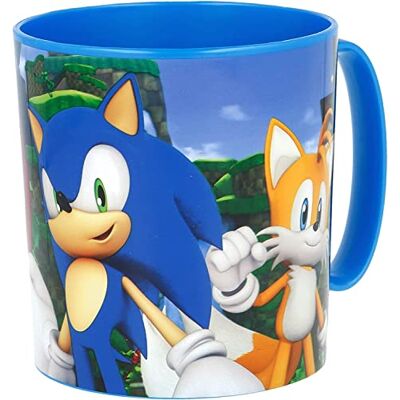 ALMACENESADAN Sonic Becher 350 ml - Wiederverwendbar, Mikrowellenfest - Kindercharakter ALMACENESADAN Sonic Becher 350 ml - Wiederverwendbar, Mikrowellenfest - Kindercharakter