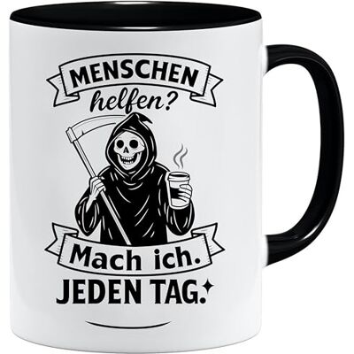 Jungle Mug Abschiedsgeschenk kollegen Menschen helfen mach ich jeden tag tasse mit spruch schwarzer humor fürs büro oder kollegin zum jobwechsel Jungle Mug Abschiedsgeschenk kollegen Menschen helfen mach ich jeden tag tasse mit spruch schwarzer humor fürs büro oder kollegin zum jobwechsel
