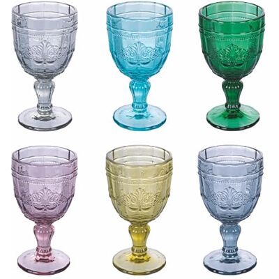 Tivoli Set mit 6 Stielgläsern, 265 ml, Syrah Tivoli Set mit 6 Stielgläsern, 265 ml, Syrah