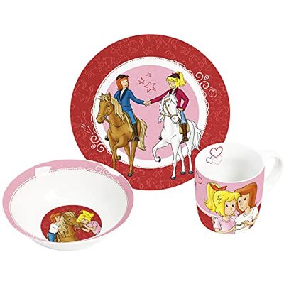 Gedalabels Kindergeschirr Bibi & Tina rot 3teilig, Porzellan, Geschirrset, Geschirr, Teller, Tasse, Schale, 3-teilig, GEDA, GEDA LABELS, Kinder, rot, pink, Freunde, Pferde Gedalabels Kindergeschirr Bibi & Tina rot 3teilig, Porzellan, Geschirrset, Geschirr, Teller, Tasse, Schale, 3-teilig, GEDA, GEDA LABELS, Kinder, rot, pink, Freunde, Pferde