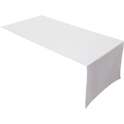 Lemos Home Hochwertiger Tischläufer Tischwäsche aus 100% Baumwolle Kollektion Konzept, Farbe & Größe wählbar (Tischläufer 45x120cm, Weiß) Lemos Home Hochwertiger Tischläufer Tischwäsche aus 100% Baumwolle Kollektion Konzept, Farbe & Größe wählbar (Tischläufer 45x120cm, Weiß)