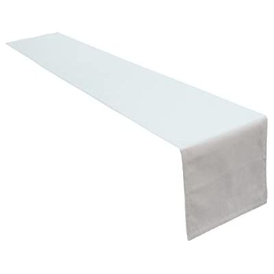 Lemos Home Hochwertiger Tischläufer Tischwäsche aus 100% Baumwolle Kollektion Konzept, Farbe & Größe wählbar (Tischläufer 40x250cm, Weiß) Lemos Home Hochwertiger Tischläufer Tischwäsche aus 100% Baumwolle Kollektion Konzept, Farbe & Größe wählbar (Tischläufer 40x250cm, Weiß)