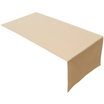 Lemos Home Hochwertiger Tischläufer Tischwäsche aus 100% Baumwolle Kollektion Konzept, Farbe & Größe wählbar (Tischläufer 45x120cm, Camel) Lemos Home Hochwertiger Tischläufer Tischwäsche aus 100% Baumwolle Kollektion Konzept, Farbe & Größe wählbar (Tischläufer 45x120cm, Camel)