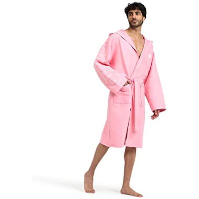 ARENA Zeal Plus Bademantel aus Mikrofaser für Damen und Herren, Mikrofaser-Bademantel mit Kapuze und Taschen, Schnelltrocknender Unisex-Bademantel, Angenehm und Leicht ARENA Zeal Plus Bademantel aus Mikrofaser für Damen und Herren, Mikrofaser-Bademantel mit Kapuze und Taschen, Schnelltrocknender Unisex-Bademantel, Angenehm und Leicht