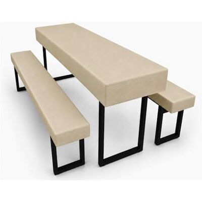 Claseba 3-teilige Bierzeltgarnitur-Auflage mit sicherem Halt, bestehend aus 2 Bierbank Hussen und 1 Biertisch Husse. Waschbar, rutschfest und windfest. Farben und Größen wählbar. (Beige, 220 x 70) Claseba 3-teilige Bierzeltgarnitur-Auflage mit sicherem Halt, bestehend aus 2 Bierbank Hussen und 1 Biertisch Husse. Waschbar, rutschfest und windfest. Farben und Größen wählbar. (Beige, 220 x 70)