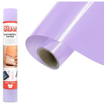 SISER EasyWeed Extra Lilac, 30 cm x 0,5 m, Thermotransfer-Vinyl zur individuellen Gestaltung von Nylon, Leder und beschichteten Textilien SISER EasyWeed Extra Lilac, 30 cm x 0,5 m, Thermotransfer-Vinyl zur individuellen Gestaltung von Nylon, Leder und beschichteten Textilien