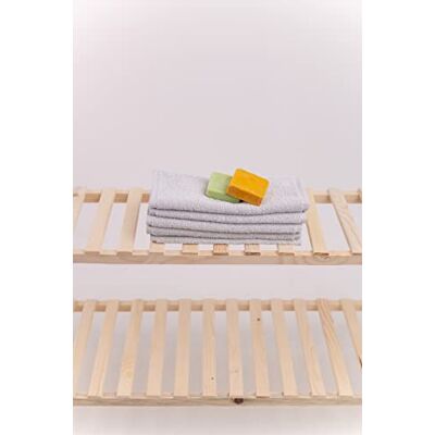 Questo Casa , 5 Stück Handtuch, 100% Baumwolle, Badetuch/Handtuch, Grau, 30x50 cm Questo Casa , 5 Stück Handtuch, 100% Baumwolle, Badetuch/Handtuch, Grau, 30x50 cm