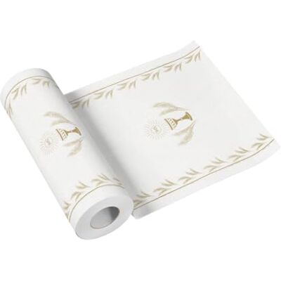 PAW Decor Collection PAW Tischläufer aus Airlaid (40 cm x 24 m) I Perfekte Tischdekoration für Kommunion, Konfirmation, Taufe I Tischdeko Elegant Tischband IHS Messkelch I My First Communion Gold PAW Decor Collection PAW Tischläufer aus Airlaid (40 cm x 24 m) I Perfekte Tischdekoration für Kommunion, Konfirmation, Taufe I Tischdeko Elegant Tischband IHS Messkelch I My First Communion Gold