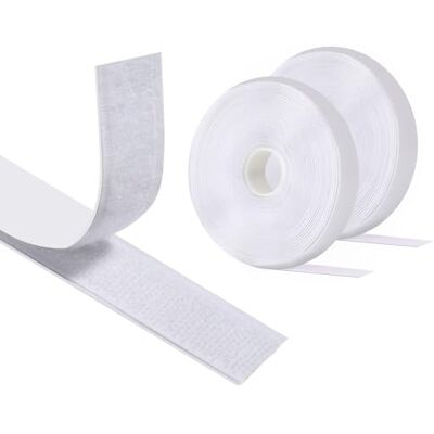 Vinabo 8m X 20mm Klettband Selbstklebend Extra Stark, Selbstklebendes Klettband, Klettverschluss Zum Kleben, Klettverschluss Selbstklebend FüR Stoff (Weiß) Vinabo 8m X 20mm Klettband Selbstklebend Extra Stark, Selbstklebendes Klettband, Klettverschluss Zum Kleben, Klettverschluss Selbstklebend FüR Stoff (Weiß)
