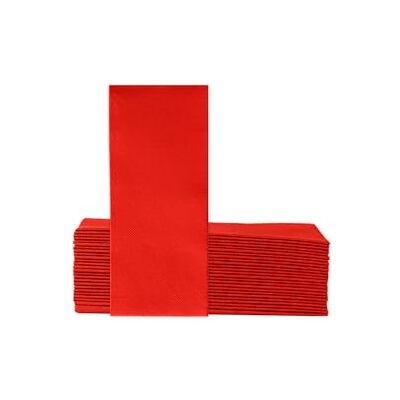 VelaHub Soft Point 50 Servietten, 1/8 Falten, Hochwertige, Einwegserviette, 32x38 cm, Rot VelaHub Soft Point 50 Servietten, 1/8 Falten, Hochwertige, Einwegserviette, 32x38 cm, Rot