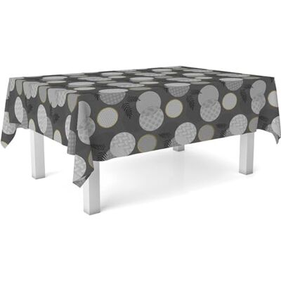 ECOMMERC3 Fleckabweisende Tischdecke für rechteckigen Tisch, Größe 100x140 cm Schmutzabweisende Tischdecke, extra weich und wasserdicht, Lens SCHWARZ ECOMMERC3 Fleckabweisende Tischdecke für rechteckigen Tisch, Größe 100x140 cm Schmutzabweisende Tischdecke, extra weich und wasserdicht, Lens SCHWARZ