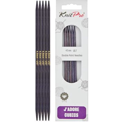 KnitPro J’adore Cubics Nadelspiele 8" (20cm) 4,5mm KnitPro J’adore Cubics Nadelspiele 8" (20cm) 4,5mm
