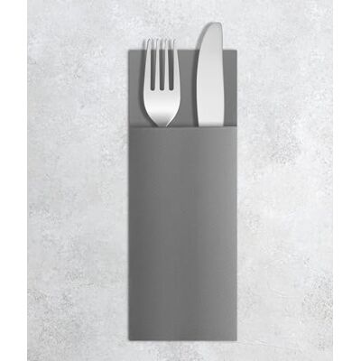 VelaHub Airlaid 50 Besteckservietten, Hochwertige, Einwegserviette, 32X40 cm, Grau VelaHub Airlaid 50 Besteckservietten, Hochwertige, Einwegserviette, 32X40 cm, Grau