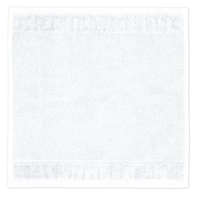 Möve Bamboo Luxe Seiftuch 30 x 30 cm aus 60% Baumwolle / 40% Viskose aus Bambus-Zellstoff, Snow Möve Bamboo Luxe Seiftuch 30 x 30 cm aus 60% Baumwolle / 40% Viskose aus Bambus-Zellstoff, Snow