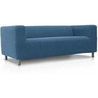 FAVERTI ® Super elastischer Sofabezug, kompatibel mit dem Sofa KLIPPAN 2-Sitzer von IKEA Modell Novele Himmelblau Qualitätsschutz aus Jacquard-Stoff und Baumwollgefühl FAVERTI ® Super elastischer Sofabezug, kompatibel mit dem Sofa KLIPPAN 2-Sitzer von IKEA Modell Novele Himmelblau Qualitätsschutz aus Jacquard-Stoff und Baumwollgefühl