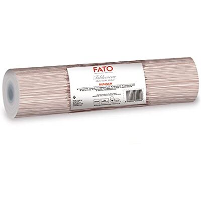 FATO Tischläufer, Textileffekt, Größe 0,4x24 m, Zuschnitt alle 1,20 m, Packung mit 20 Läufern, Dry-Printed, Airliad, High Quality, Cappuccino Milleraies Dekor FATO Tischläufer, Textileffekt, Größe 0,4x24 m, Zuschnitt alle 1,20 m, Packung mit 20 Läufern, Dry-Printed, Airliad, High Quality, Cappuccino Milleraies Dekor