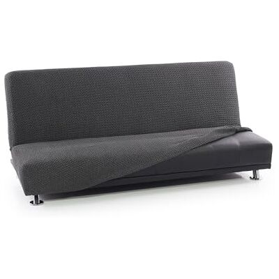 FAVERTI ® Sofabezug Click Clack 3-Sitzer von 160 bis 200 cm Modell Novelle Dunkelgrau Super elastischer Bezug ideal für jedes Sofa Bett Qualitätsschutz Jacquard Touch Baumwolle FAVERTI ® Sofabezug Click Clack 3-Sitzer von 160 bis 200 cm Modell Novelle Dunkelgrau Super elastischer Bezug ideal für jedes Sofa Bett Qualitätsschutz Jacquard Touch Baumwolle