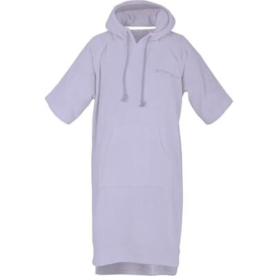 TOM TAILOR Surf Poncho für Damen und Herren, L-XL, 100% Baumwolle/Frottier, Badeponcho mit Kapuze, Bauchtasche und Logostickerei, Lila (Soft Lilac) TOM TAILOR Surf Poncho für Damen und Herren, L-XL, 100% Baumwolle/Frottier, Badeponcho mit Kapuze, Bauchtasche und Logostickerei, Lila (Soft Lilac)