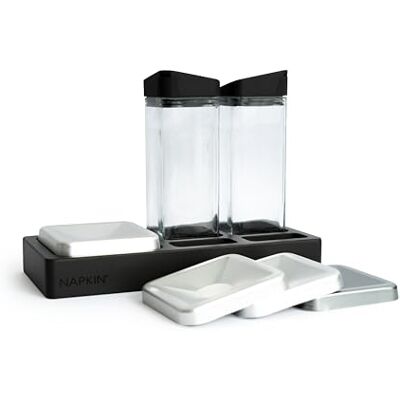 NAPKIN ® CREHO SET Servierset für komprimierte Trockentücher / Servietten, bestens geeignet für Empfangs- und Wartebereiche NAPKIN ® CREHO SET Servierset für komprimierte Trockentücher / Servietten, bestens geeignet für Empfangs- und Wartebereiche