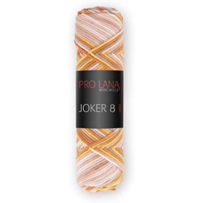 Topflappengarn 50g Joker 8 Color Farbe: 540 orange/lachs Mix Topflappengarn 50g Joker 8 Color Farbe: 540 orange/lachs Mix