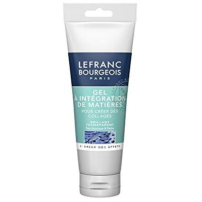 Lefranc Bourgeois Lefranc & Bourgeois 300663 Glanzgel, Malmittel zum erzeugen von Collagen, brillant, transparent, nicht vergilbender Finish, 120ml Flasche Lefranc Bourgeois Lefranc & Bourgeois 300663 Glanzgel, Malmittel zum erzeugen von Collagen, brillant, transparent, nicht vergilbender Finish, 120ml Flasche