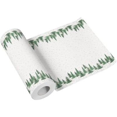 PAW Decor Collection PAW Tischläufer aus Airlaid (40 cm x 24 m) I Tischdeko für den Weihnachtstisch, Weihnachtsfeiern I Tischdeko Elegant Tischband Weihnachtsbäume, Wald I Conifer Forest PAW Decor Collection PAW Tischläufer aus Airlaid (40 cm x 24 m) I Tischdeko für den Weihnachtstisch, Weihnachtsfeiern I Tischdeko Elegant Tischband Weihnachtsbäume, Wald I Conifer Forest