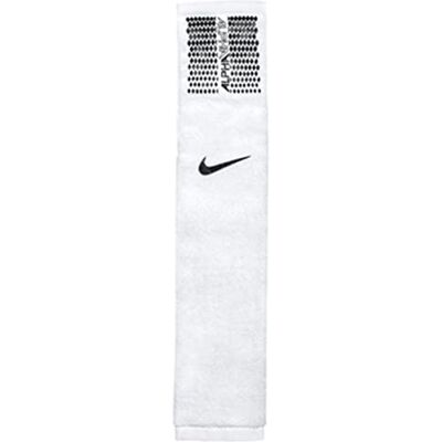 NIKE Alpha Football Towel Football Handtuch American Football Zubehör, White/Black, One Size NIKE Alpha Football Towel Football Handtuch American Football Zubehör, White/Black, One Size