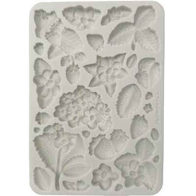 Stamperia Silicon Mould A5 for Scrapbooking, Bullet Journals and More, Non-Stick Surface, Suitable for Air-Dry Clay, Resin and More, Perfect for Crafts and Gifting (Hidden Grove, Strawberries) Stamperia Silicon Mould A5 for Scrapbooking, Bullet Journals and More, Non-Stick Surface, Suitable for Air-Dry Clay, Resin and More, Perfect for Crafts and Gifting (Hidden Grove, Strawberries)