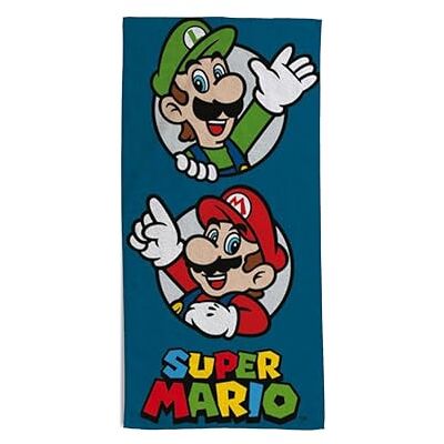 Super Mario Strandtuch - 70x140 cm - Lebhaftes Design Super Mario Strandtuch - 70x140 cm - Lebhaftes Design