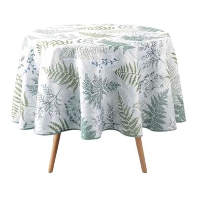 Douceur d'Intérieur , Tischdecke, rund, Durchmesser 180 cm, Melisander, Polyester, Bedruckt Douceur d'Intérieur , Tischdecke, rund, Durchmesser 180 cm, Melisander, Polyester, Bedruckt