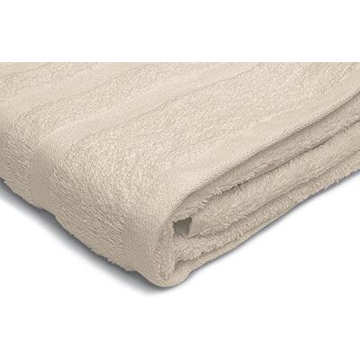 HOME LINGE PASSION LE TEMPS D'UN BAIN Handtuch, einfarbig, 500 g/mS, 100% Baumwolle, 50 x 100 cm, cremefarben HOME LINGE PASSION LE TEMPS D'UN BAIN Handtuch, einfarbig, 500 g/mS, 100% Baumwolle, 50 x 100 cm, cremefarben