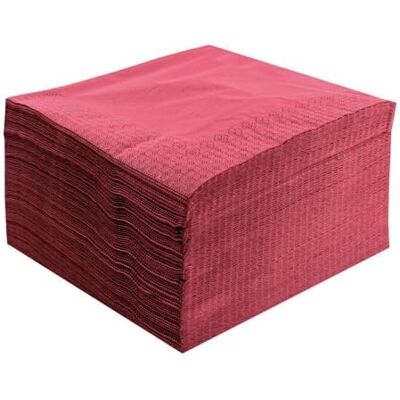 MORIGAMI SER4220546 Serviette 40x40, 2-lagig, 1/4-Falz, 100 Servietten, 2-lagig glatt mit Bordüre, Bordeaux MORIGAMI SER4220546 Serviette 40x40, 2-lagig, 1/4-Falz, 100 Servietten, 2-lagig glatt mit Bordüre, Bordeaux
