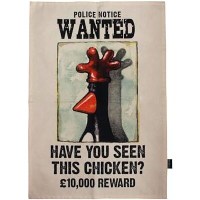 Wallace & Gromit - Federn McGraw Gesuchter Plakat Recycling Baumwoll-Serviette Wallace & Gromit - Federn McGraw Gesuchter Plakat Recycling Baumwoll-Serviette