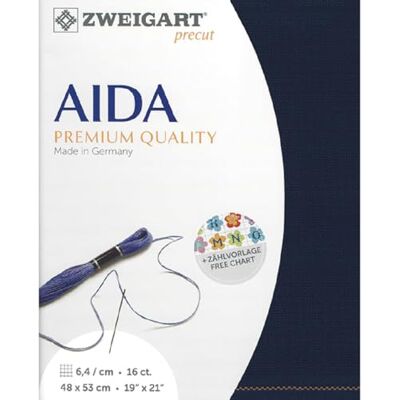 Zweigart Precut Aida col.589 Stoffzuschnitt, 48 x 68 cm Zweigart Precut Aida col.589 Stoffzuschnitt, 48 x 68 cm