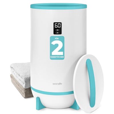 SereneLife Handtuchhalter Stehend Blau – Elektrischer Handtuchwärmer für 2 Handtücher Energiesparend und Mobil mit Timer, Handtuchtrockner mit Überhitzungsschutz und Auto-Abschaltung für Bad und Spa SereneLife Handtuchhalter Stehend Blau – Elektrischer Handtuchwärmer für 2 Handtücher Energiesparend und Mobil mit Timer, Handtuchtrockner mit Überhitzungsschutz und Auto-Abschaltung für Bad und Spa