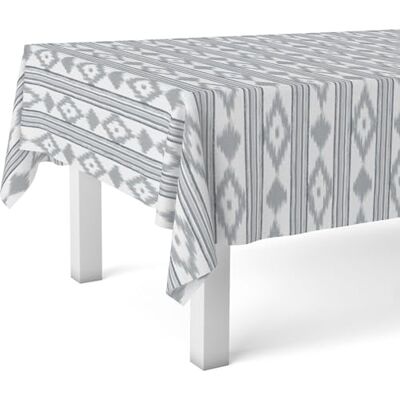 ECOMMERC3 Wachstuch, rechteckig, Größe 180 x 140 cm, Stil, Haltbarkeit und einfache Reinigung für Ihren Tisch, fleckenabweisende und wasserdichte Wachstuch-Tischdecke Mallorca Grau ECOMMERC3 Wachstuch, rechteckig, Größe 180 x 140 cm, Stil, Haltbarkeit und einfache Reinigung für Ihren Tisch, fleckenabweisende und wasserdichte Wachstuch-Tischdecke Mallorca Grau