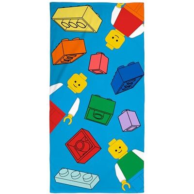 Character World Offiziell Lizenziertes Lego® Handtuch Superweiches Gefühl, Design „Colourblock“ Perfekt für Zuhause, Bad, Strand & Schwimmbad 100% Baumwolle Einheitsgröße 140 × 70 cm Blau Character World Offiziell Lizenziertes Lego® Handtuch Superweiches Gefühl, Design „Colourblock“ Perfekt für Zuhause, Bad, Strand & Schwimmbad 100% Baumwolle Einheitsgröße 140 × 70 cm Blau