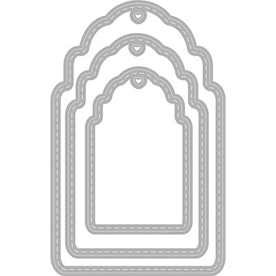 Rayher Stanzschablonen Anhänger, mit Steppnaht am Rand, Set 3teilig, Anhänger 3 Größen, für Papiergestaltung, Kartengestaltung, Scrapbooking und vieles mehr, Prägeschablonen, Stahl, 50286000 Rayher Stanzschablonen Anhänger, mit Steppnaht am Rand, Set 3teilig, Anhänger 3 Größen, für Papiergestaltung, Kartengestaltung, Scrapbooking und vieles mehr, Prägeschablonen, Stahl, 50286000
