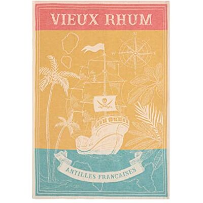 Coucke Bedrucktes Baumwoll-Jacquard-Geschirrtuch, 50 x 75 cm, Old Rum Coucke Bedrucktes Baumwoll-Jacquard-Geschirrtuch, 50 x 75 cm, Old Rum