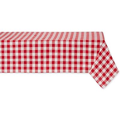 DII Tischdecke, 100% Baumwolle, kariert, 60 x 84 cm, Rot DII Tischdecke, 100% Baumwolle, kariert, 60 x 84 cm, Rot