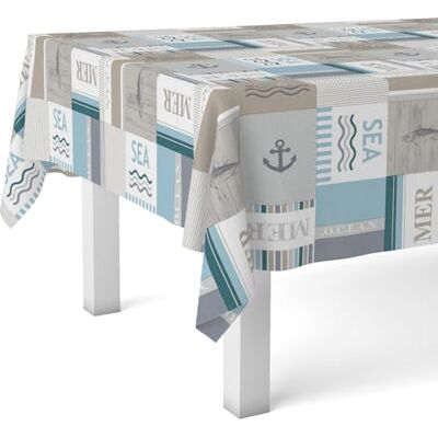 Martina Home Tischdecke, Wachstuch Mer, einzigartig, 300 x 140 cm Martina Home Tischdecke, Wachstuch Mer, einzigartig, 300 x 140 cm
