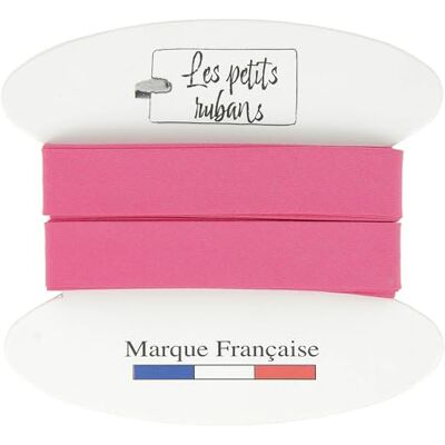 Les Petits Rubans Schrägband aus 100% Baumwolle – 20 mm breit, 5 Meter lang – Einfassung zum Nähen, Polstern, Kleidung, Decken – Fuchsia Les Petits Rubans Schrägband aus 100% Baumwolle – 20 mm breit, 5 Meter lang – Einfassung zum Nähen, Polstern, Kleidung, Decken – Fuchsia